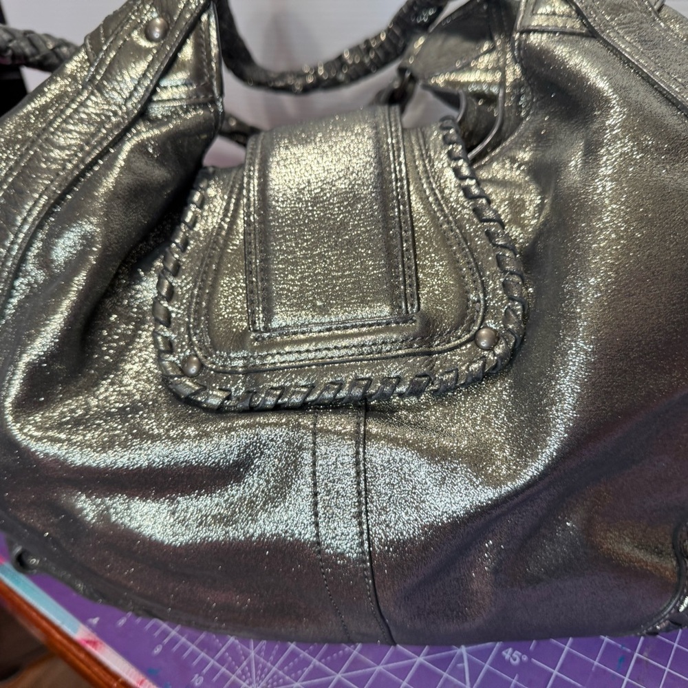 Rare Coach Metallic Leather Annie Bag - Picture 5 of 15
